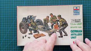 Esci Ertlgunze Sangyo 135 7.5Cm Light Infantry Gun - Kit Review