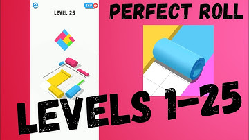 PERFECT ROLL PUZZLE. Levels 1-25 Walkthrough