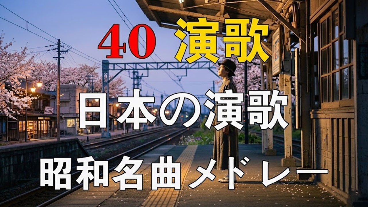 永遠に残る昭和ヒットメドレー🌸 60〜80年代の不滅のメロディー🎶 心に染み渡る昭和の名曲集