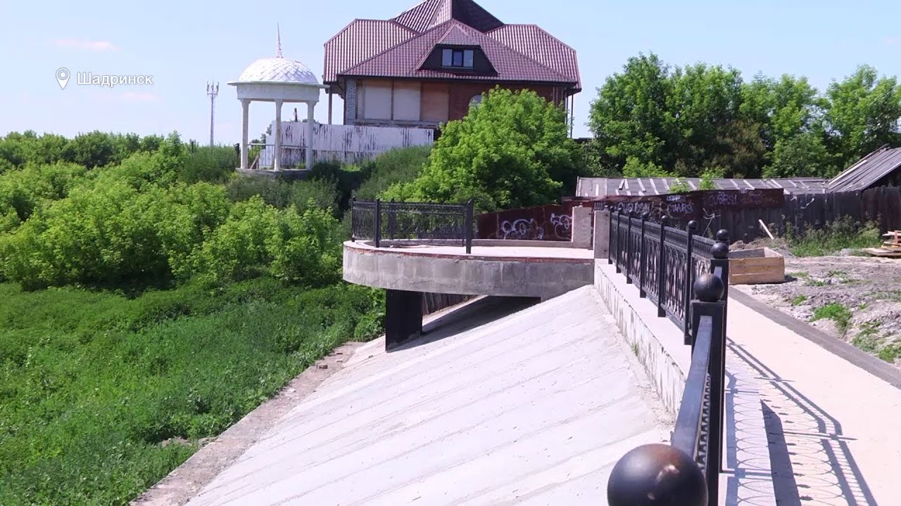 Набережная в шадринске Набережная в шадринске
