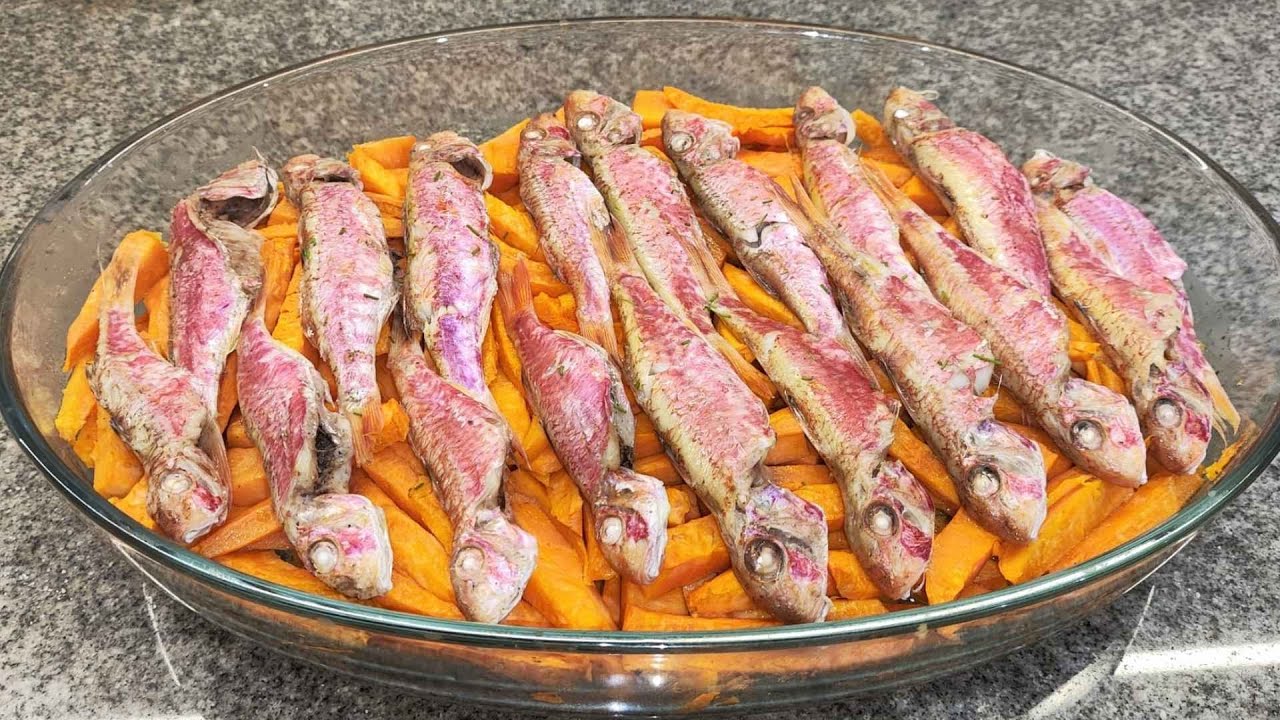 SALMONETES CON BONIATO:  UN PLATO PARA SORPRENDER
