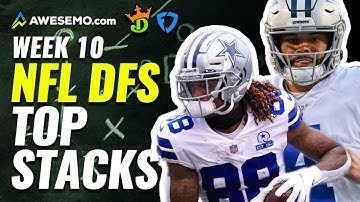 NFL DFS Lineups & Stacks Week 10 | NFL DFS Strategy