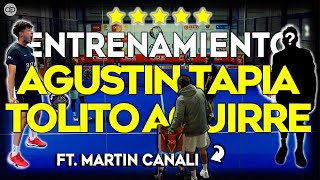 Los MEJORES MOMENTOS ENTRENO AGUS TAPIA Y TOLITO