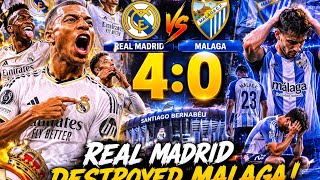 🔥 REAL MADRID DESTROYED MALAGA 4-0! 😱⚽ | CRAZY GOALS & DOMINANT PERFORMANCE#madrid #laliga #shorts Real Madrid Destroyed Malaga 4 0 La Liga