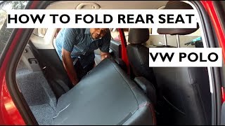 How To Fold Rear Seats In Volkswagen Polo similar To 6040 Fold