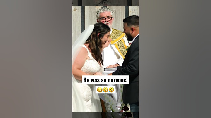 Funny wedding moment, her vows made him nervous! #weddinghumor #wedding #weddingvideo #funny #🤣