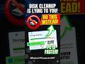 Disk Cleanup is LYING to You! Do THIS instead. 🚫 #Shorts