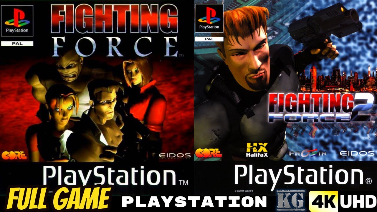 Fighting Force DUOLOGY COLLECTION | PS1 | 4K60ᶠᵖˢ UHD🔴 | Longplay Walkthrough Full Movie Game