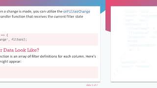 Programmatically Get and Set Filter Values in Material Table