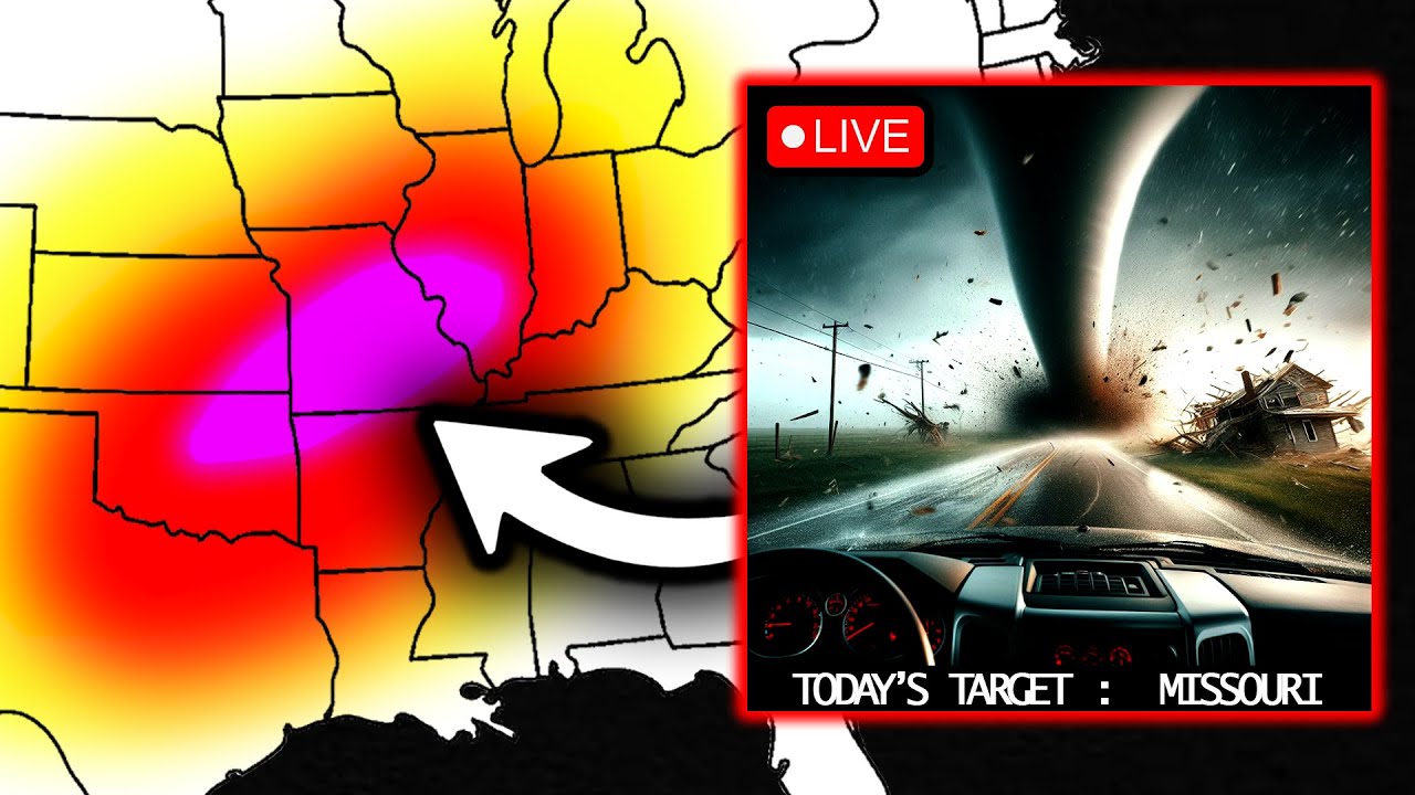 Live Storm Chaser - Destructive Hail And Tornado Outbreak Today From ...