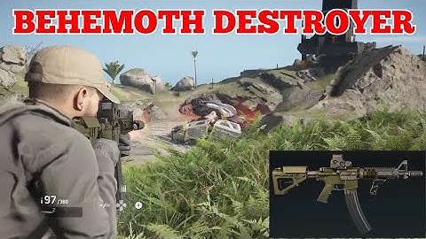 M4A1 vs Behemoth in Ghost Recon Breakpoint | Extreme Difficulty