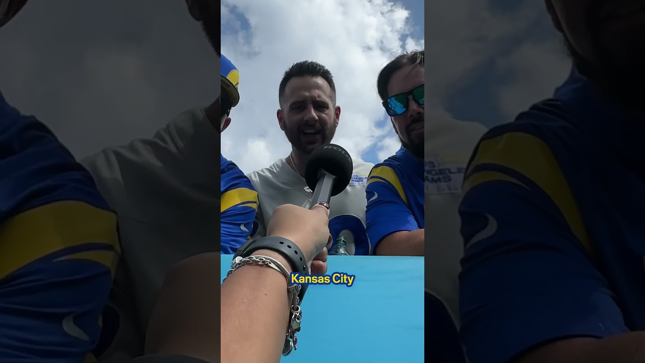 Rams fans showin' up & showin' out on the road 🫡 