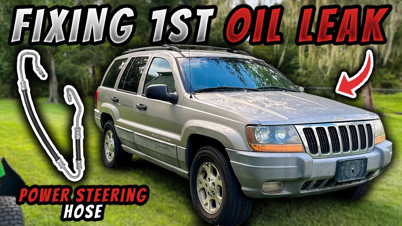 Replacing my Leaky Power Steering Hose on my Jeep WJ 1000 Project