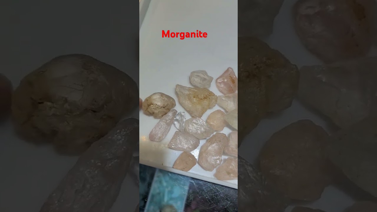 Cutting grade Morganite                