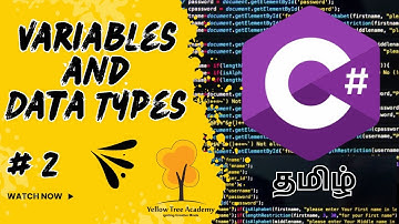 C# Variables & Data Types in Tamil | Learn C# Programming in Tamil (Part 2)