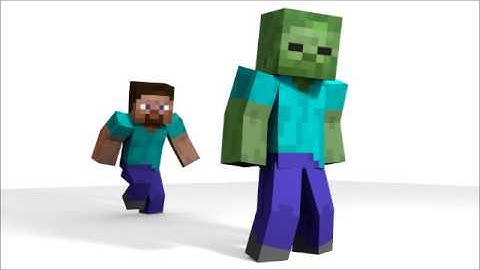 Zombie Takedown (minecraft animation test)
