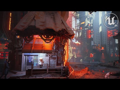 UE5 :: Sci-fi Game Pitch Concept "Core Crusade" :: Unreal Editor Flythrough