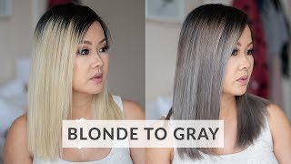 Blonde to Gray with L&#39;Oréal Dialight