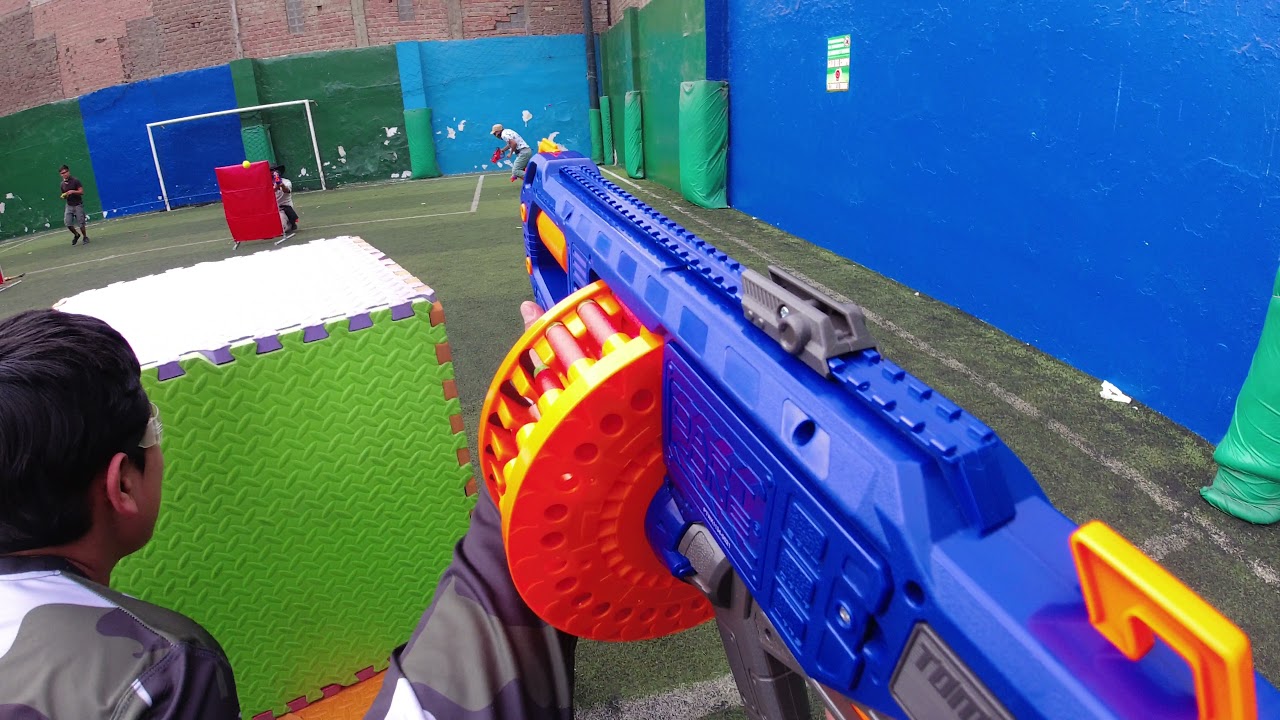 Batallas Nerf 4 partida Jesus Maria Lima