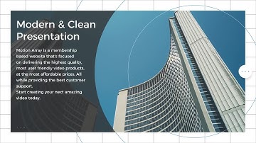 Modern & Clean Presentation After Effects Templates