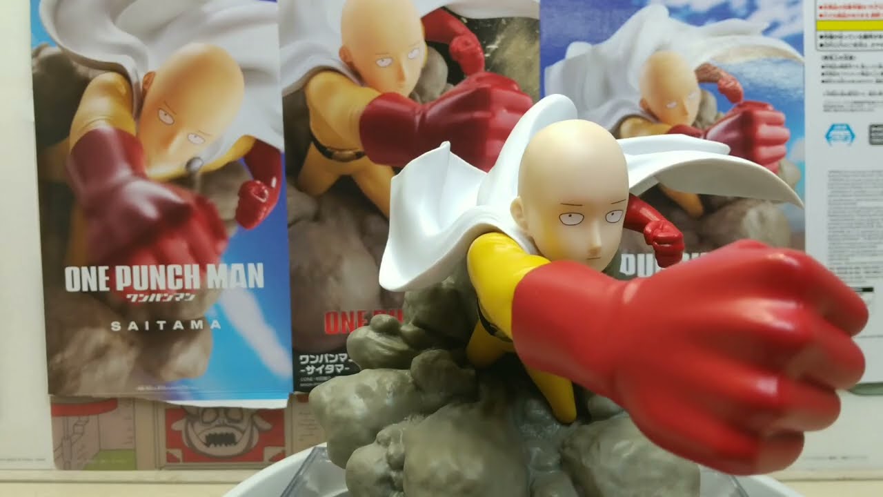 ONE PUNCH MAN ワンパンマン ジオラマフィギュア ‐サイタマ‐ - YouTube