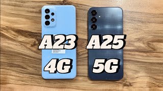 Samsung Galaxy A23 vs Samsung Galaxy A25