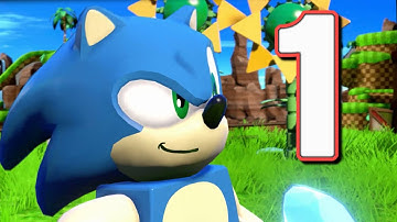 Lego Dimensions: Sonic the Hedgehog Part 1 GREEN HILL Zone Gameplay Walkthrough