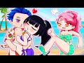 Fat Anna vs Lisa! Lisa Flirting Alex On The Beach| Gacha Life Animation | Gacha Rainbow Z Multiverse