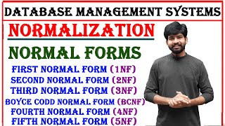 normalization in dbms | normal forms | 1nf, 2nf, 3nf, bcnf, 4nf, 5nf normal forms with examples