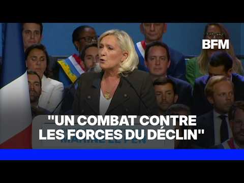 Marine Le Pen, candidate RN, veut faire du logement "un des grands chantiers du quinquennat"