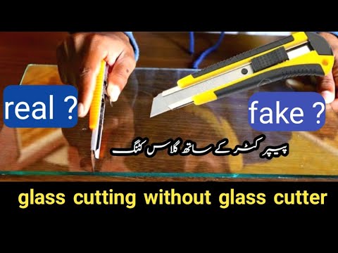 Can I cut glass without using a glass cutter? - Quora