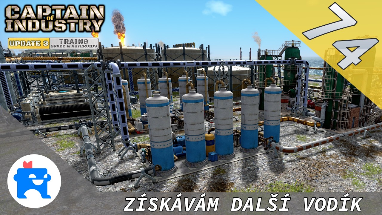 ⚓️POTŘEBUJI DALŠÍ NÁDRŽE VODÍKU❗️ CAPTAIN of INDUSTRY | S03E74