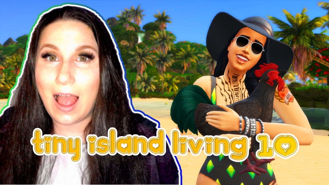 WE GOT CHICKENS! | THE SIMS 4 RAGS TO RICHES | TINY ISLAND LIVING EP 10