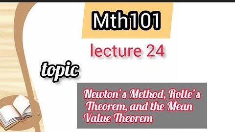 math 101 lecture 24 |mth101 short lecture 24|#mth101  #24