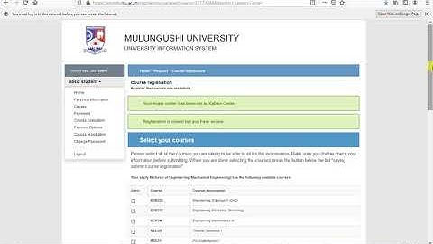 QUICK INTRODUCTION TO MOODLE,COURSE REGISTRATION AND THE STUDENT INFORMATION SYSTEM