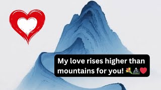 Mountain & cloud I love you messages screenshot 5