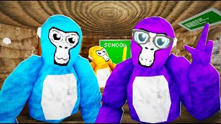 Teaching My Classmate How To Play Gorilla Tag!