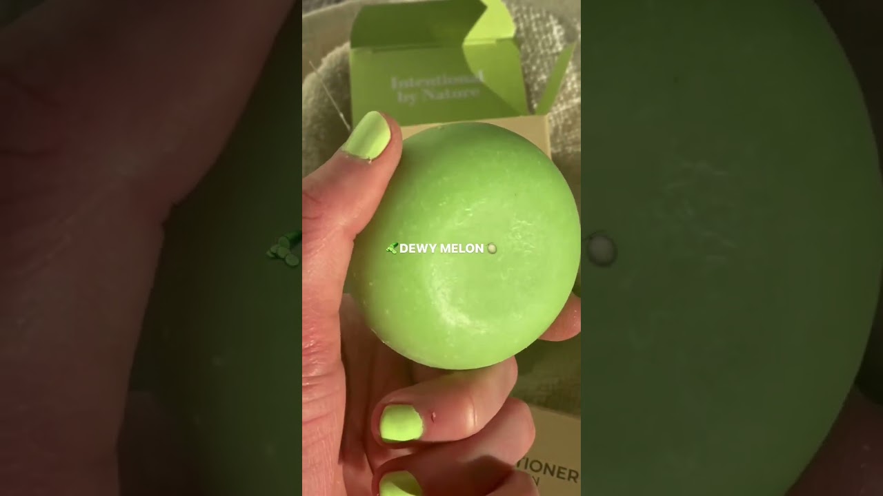 New Dewy Melon Shampoo and Conditioner Bars 