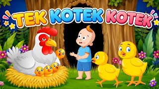 Tek Kotek Kotek, Anak Ayam Turun Berkotek || Lagu Anak Anak Tek Kotek