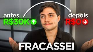 YouTube thumbnail: EU FRACASSEI