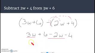 Adding and Subtracting Linear Expressions