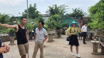 Anh em Cây cảnh các tỉnh đã dừng chân thăm vườn anh Bàn Trọc Thái bình