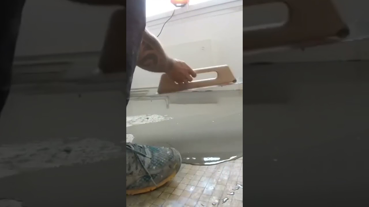 La petite technique pour faire un ragréage.