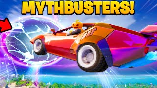 Can You DRIVE INTO THE ZERO POINT? (Fortnite Mythbusters)