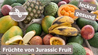 Früchte von Jurassic Fruit / das lieben unsere Kinder / UNBOXING! / glutenfrei backen mit Nadine