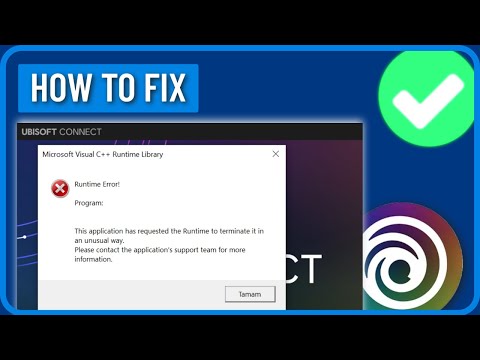 How to Fix Ubisoft Connect Microsoft Visual C++ Runtime Error (Fixed)