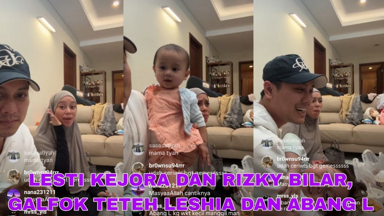 LIVE PART 7, LESTI KEJORA DAN RIZKY BILAR, GALFOK TETEH LESHIA SAYANG ABANG L GEMESNYA