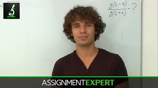 Composition of Functions (Example 2)