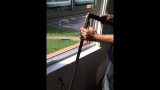 How to put your window screens back in..