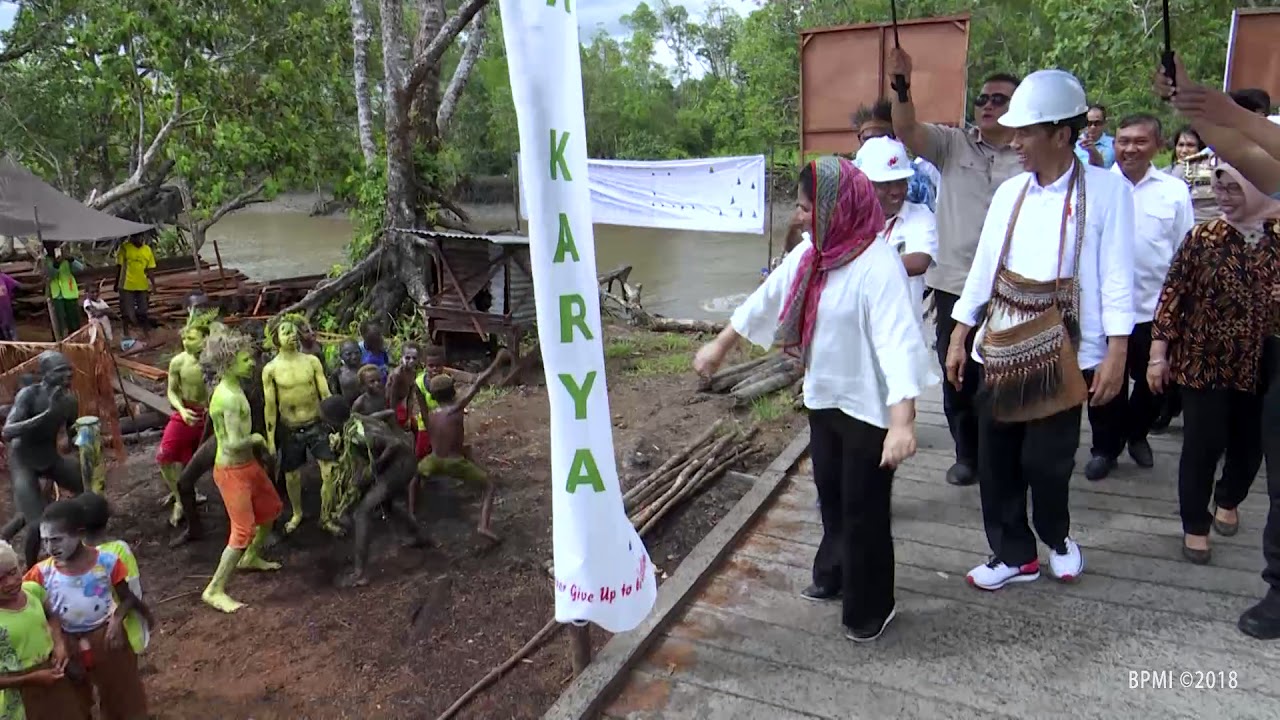 Mengunjungi Kabupaten Asmat, 12 April 2018